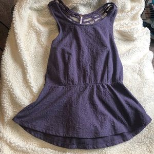 Free People Purple Blouse